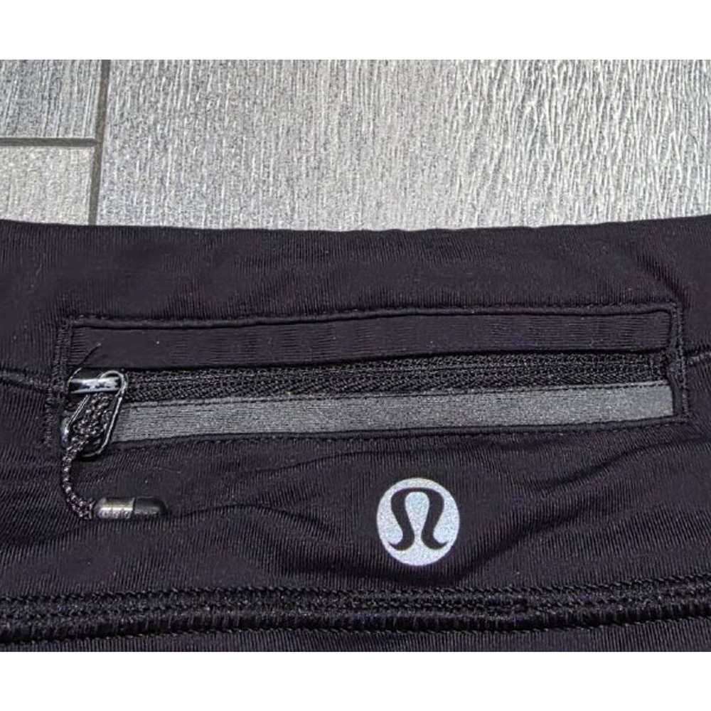 Lululemon All The Right Places leggings low rise Y2K II Black Sz 4 A008000 - Picture 8 of 9